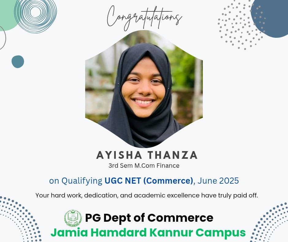 UGC NET Qualified in Commerce – A Proud Academic Achievement